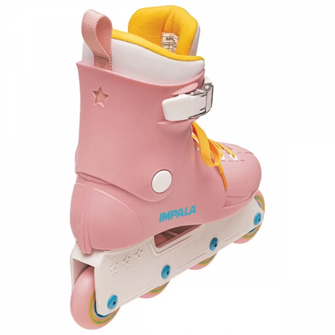 Impala Lightspeed Inline Skate - Pink & Yellow - Image 4
