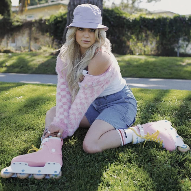 Impala Lightspeed Inline Skate - Pink & Yellow - Image 9