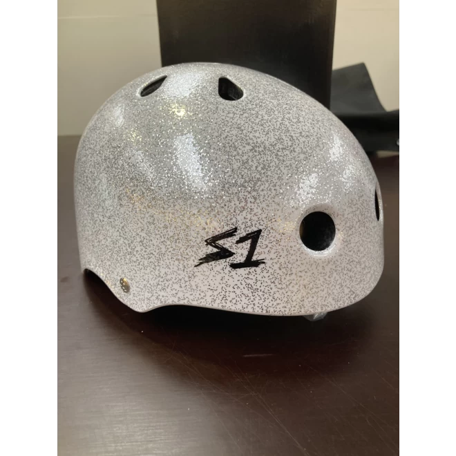 S1 Lifer Helmet White Metal Flake - Image 3