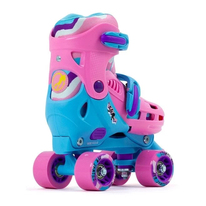 SFR Hurricane III Adjustable Skates Pink / Blue - Image 3